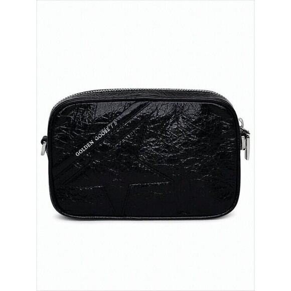  Glossy Black Lambskin Shoulder Bag - NWT